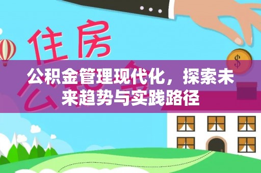 新界公积金管理现代化，探索未来趋势与实践路径
