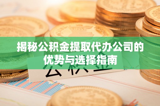 新界揭秘公积金提取代办公司的优势与选择指南