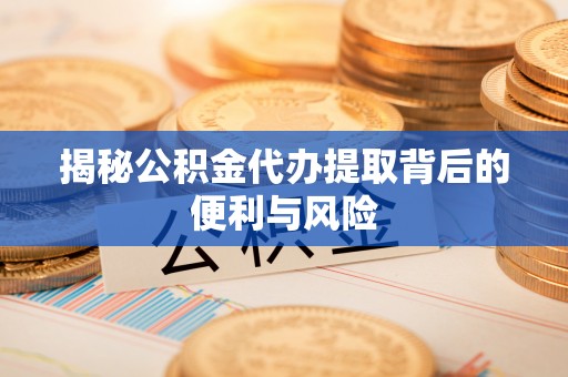 新界揭秘公积金代办提取背后的便利与风险