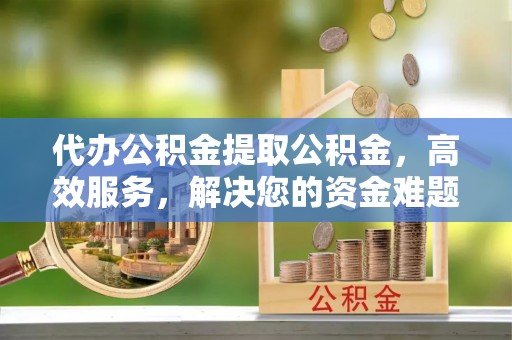 新界代办公积金提取公积金，高效服务，解决您的资金难题