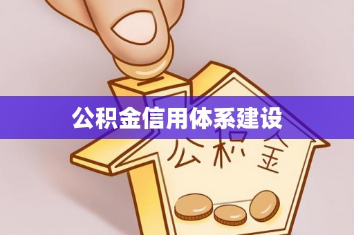 新界公积金信用体系建设