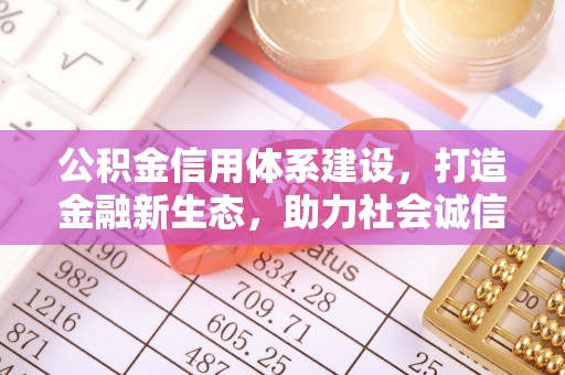 新界公积金信用体系建设，打造金融新生态，助力社会诚信发展