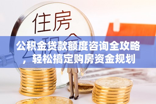 新界公积金贷款额度咨询全攻略，轻松搞定购房资金规划