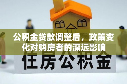 新界公积金贷款调整后，政策变化对购房者的深远影响
