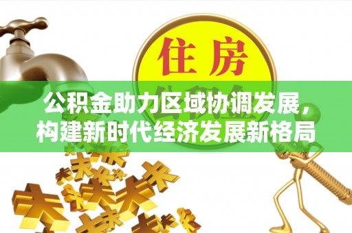 新界公积金助力区域协调发展，构建新时代经济发展新格局