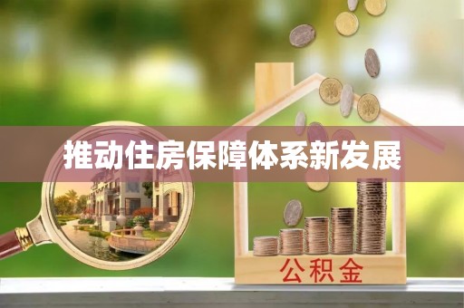 新界推动住房保障体系新发展
