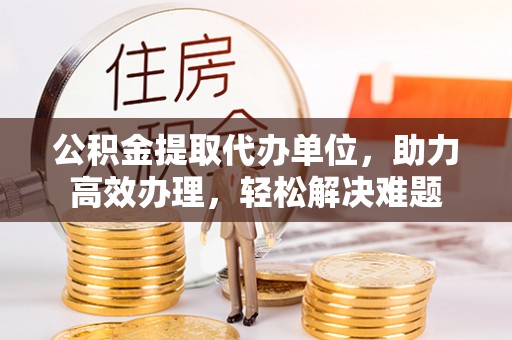 新界公积金提取代办单位，助力高效办理，轻松解决难题