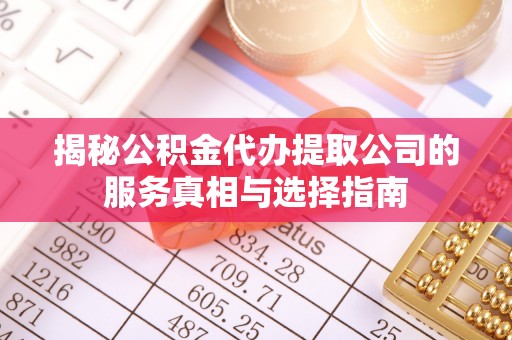 新界揭秘公积金代办提取公司的服务真相与选择指南