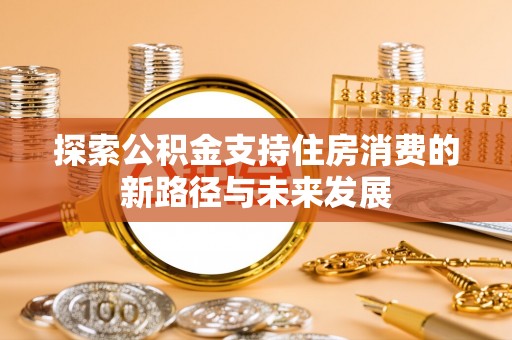 新界探索公积金支持住房消费的新路径与未来发展