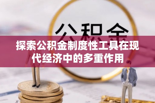 新界探索公积金制度性工具在现代经济中的多重作用