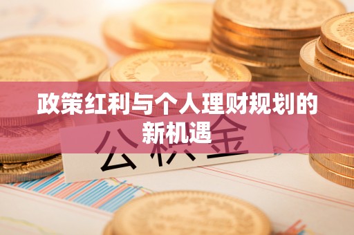 新界政策红利与个人理财规划的新机遇
