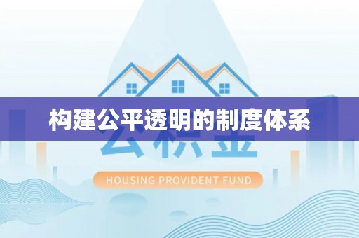 新界构建公平透明的制度体系