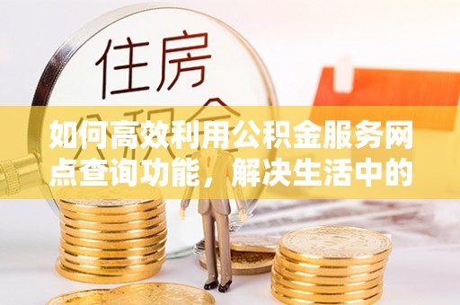 新界如何高效利用公积金服务网点查询功能，解决生活中的资金难题