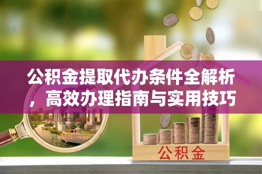 新界公积金提取代办条件全解析，高效办理指南与实用技巧