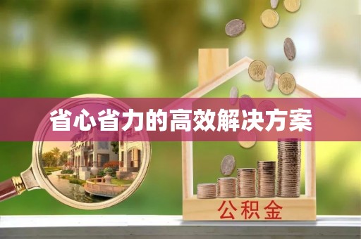 新界省心省力的高效解决方案