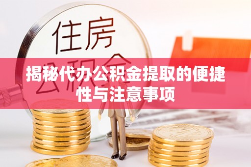新界揭秘代办公积金提取的便捷性与注意事项