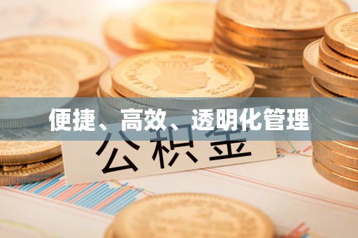 新界便捷、高效、透明化管理