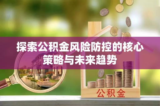 新界探索公积金风险防控的核心策略与未来趋势