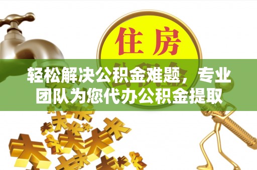 新界轻松解决公积金难题，专业团队为您代办公积金提取
