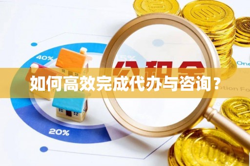 新界如何高效完成代办与咨询？
