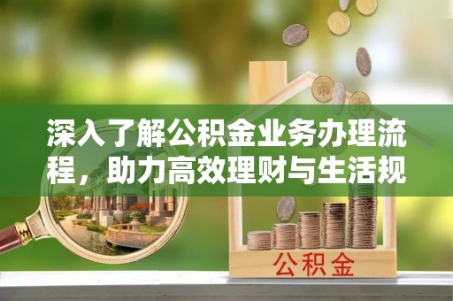 新界深入了解公积金业务办理流程，助力高效理财与生活规划