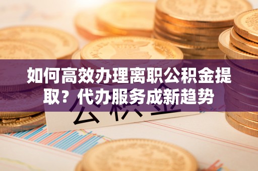 新界如何高效办理离职公积金提取？代办服务成新趋势